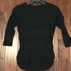 New True Religion black sheer shirt size xs